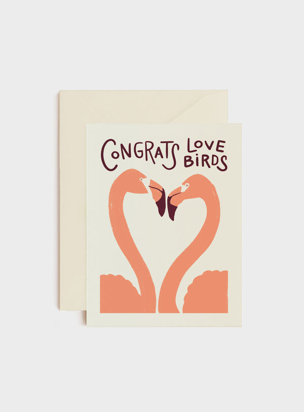 Love Birds, Wedding Card