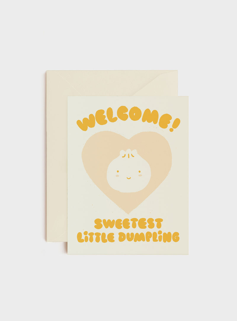 Sweetest Little Dumpling, Baby Card