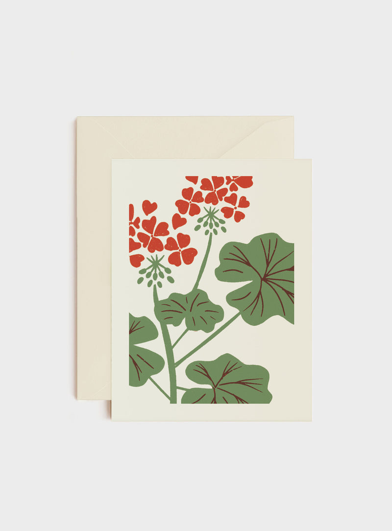 Geranium, Everyday Card
