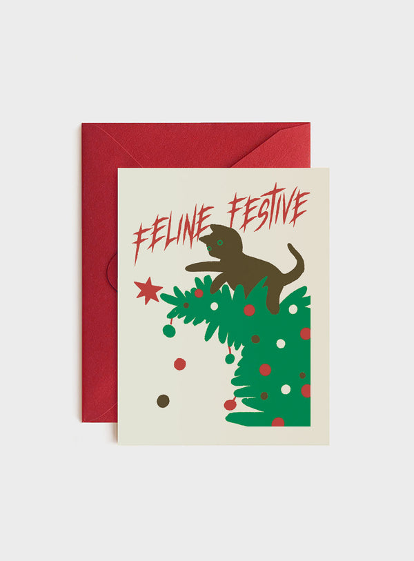 Feline Festive, Holiday Card