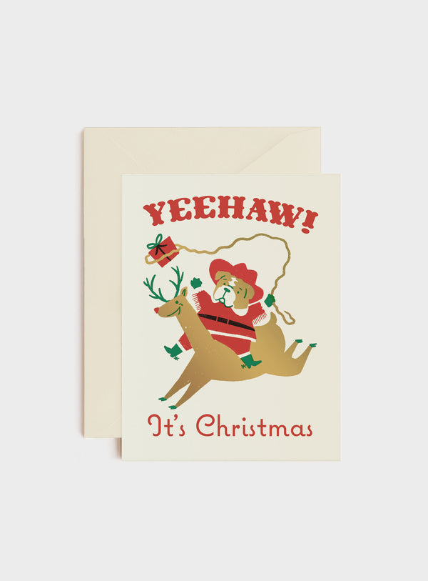 Yeehaw! It's Christmas, Holiday Card