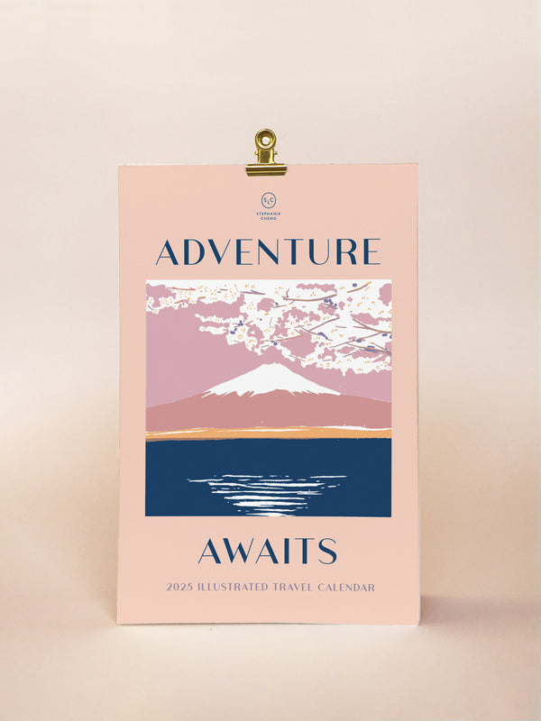 Adventure Awaits, 2025 Desk Calendar