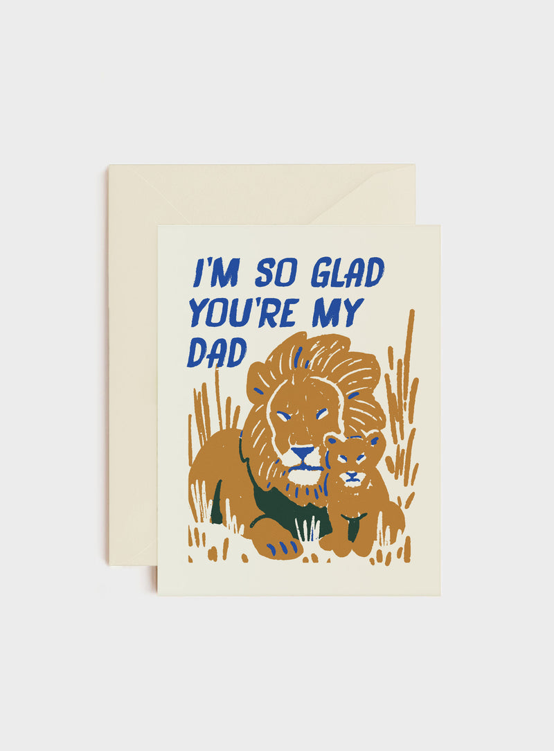 I'm So Glad You're My Dad, Father's Day Card