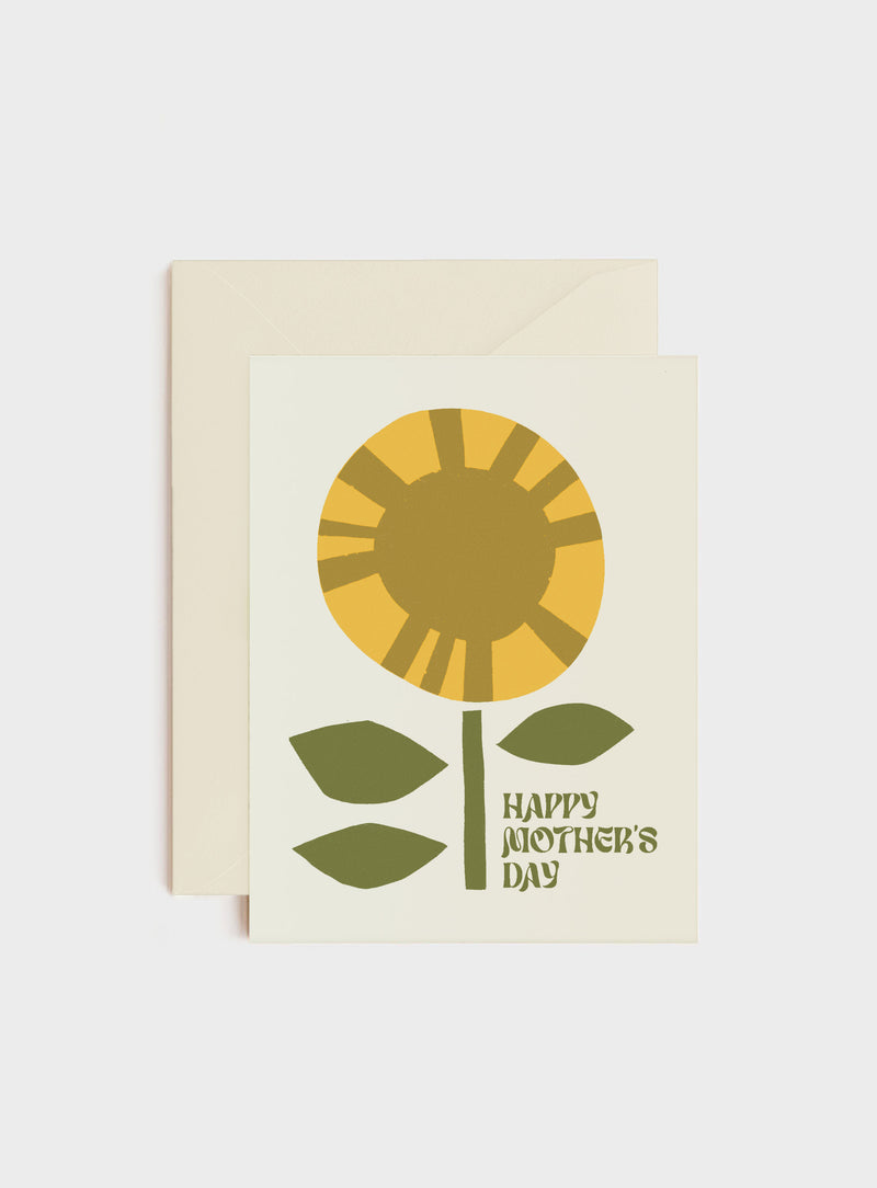 Sunflower, Mother's Day Card