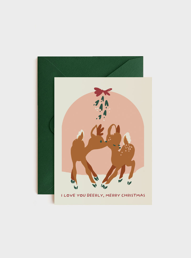 Christmas Critter Deer, Holiday Card